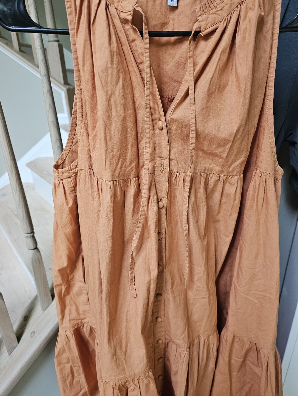 OLIVIA JAMES THE LABEL Tiered Button Front Dress - Picture 4 of 8